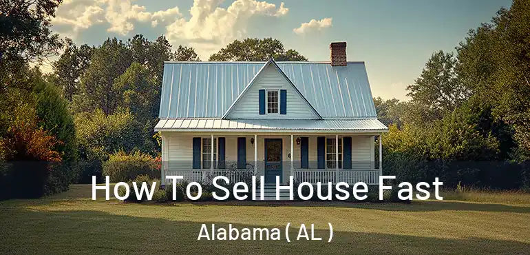  How To Sell House Fast Alabama ( AL )