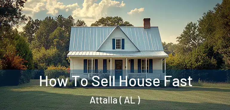  How To Sell House Fast Attalla ( AL )