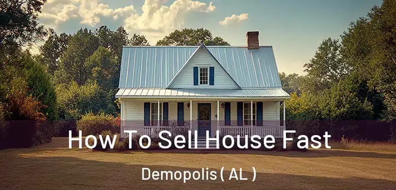  How To Sell House Fast Demopolis ( AL )