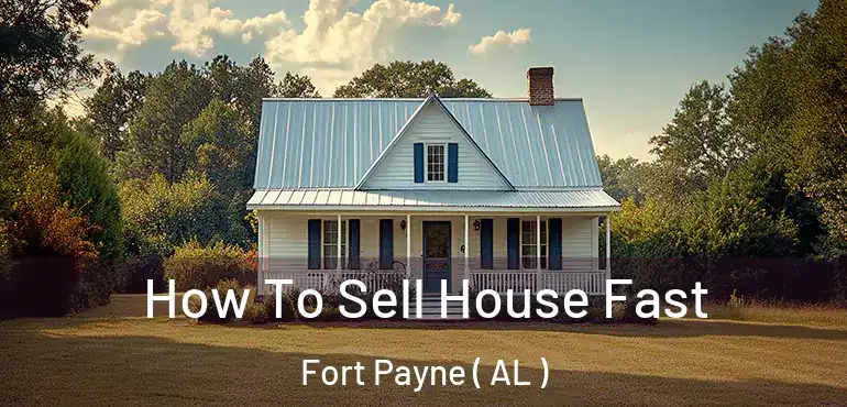  How To Sell House Fast Fort Payne ( AL )