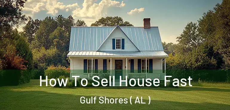  How To Sell House Fast Gulf Shores ( AL )