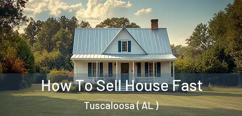  How To Sell House Fast Tuscaloosa ( AL )