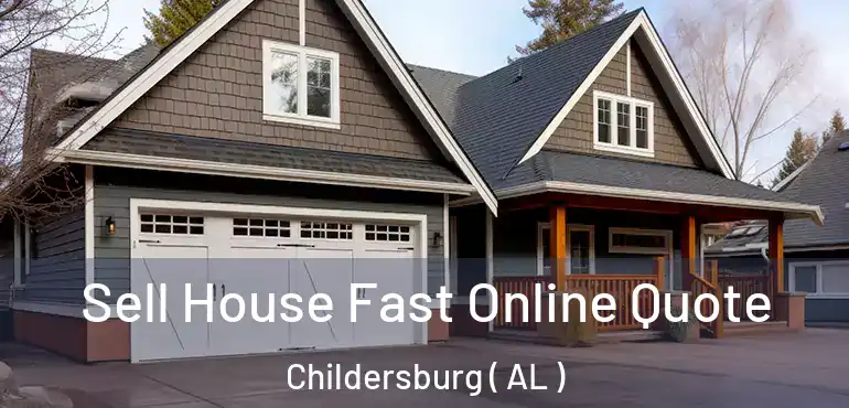  Sell House Fast Online Quote Childersburg ( AL )