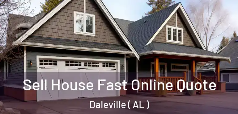  Sell House Fast Online Quote Daleville ( AL )