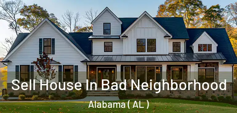  Sell House In Bad Neighborhood Alabama ( AL )