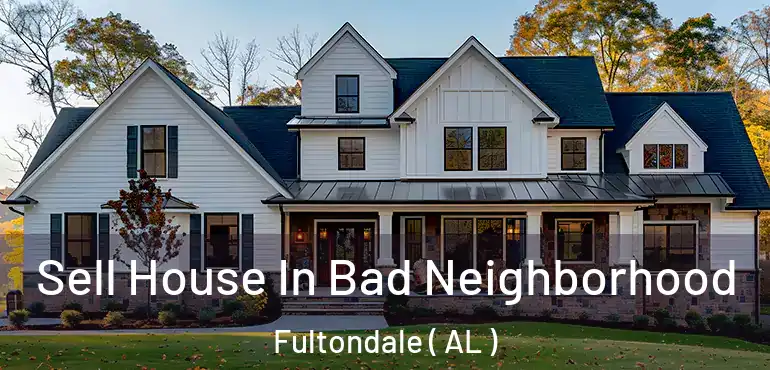  Sell House In Bad Neighborhood Fultondale ( AL )