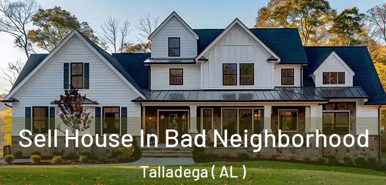  Sell House In Bad Neighborhood Talladega ( AL )