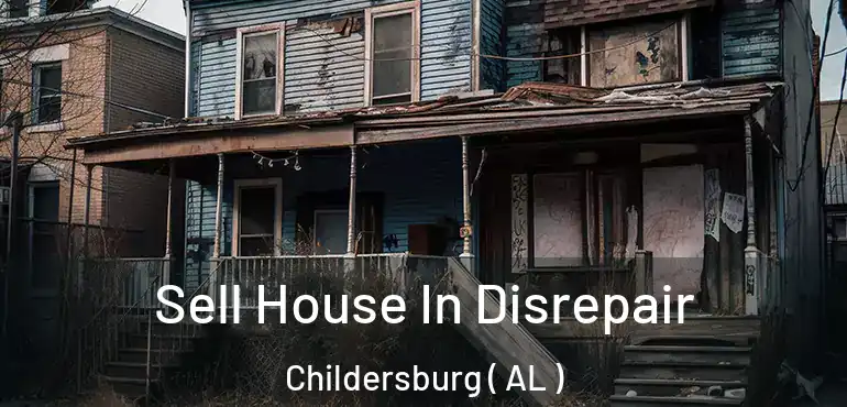  Sell House In Disrepair Childersburg ( AL )