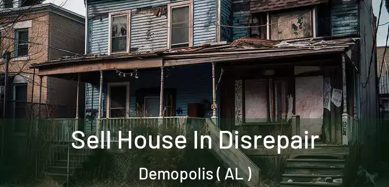  Sell House In Disrepair Demopolis ( AL )