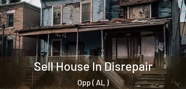  Sell House In Disrepair Opp ( AL )