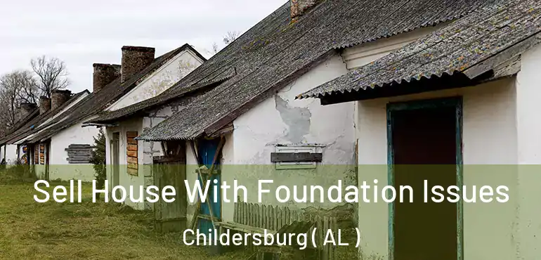  Sell House With Foundation Issues Childersburg ( AL )