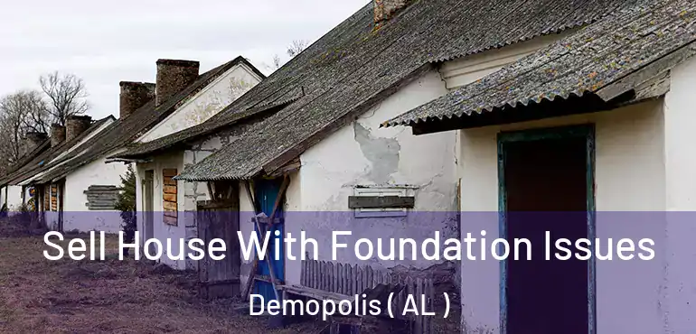  Sell House With Foundation Issues Demopolis ( AL )