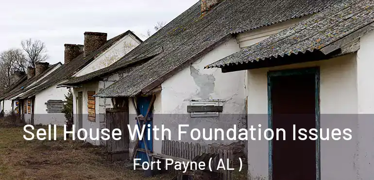  Sell House With Foundation Issues Fort Payne ( AL )