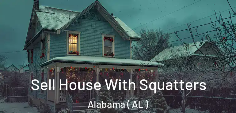  Sell House With Squatters Alabama ( AL )