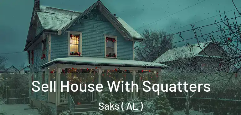  Sell House With Squatters Saks ( AL )
