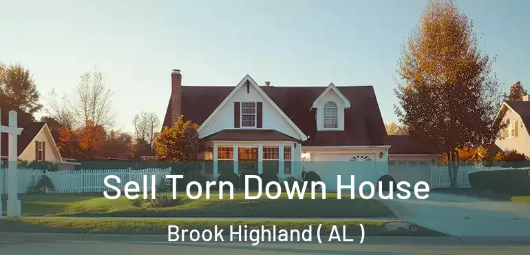  Sell Torn Down House Brook Highland ( AL )