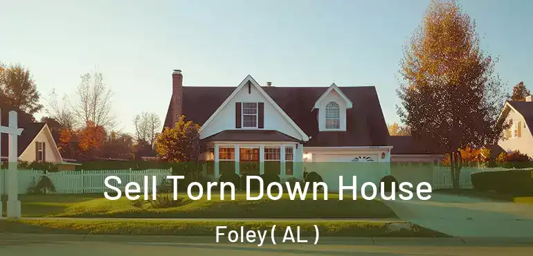  Sell Torn Down House Foley ( AL )