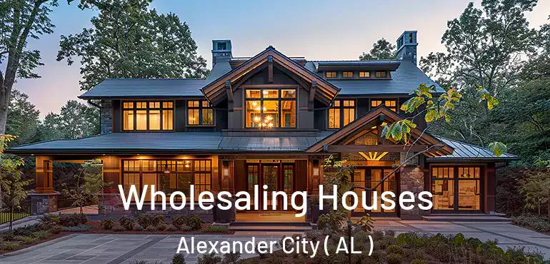  Wholesaling Houses Alexander City ( AL )