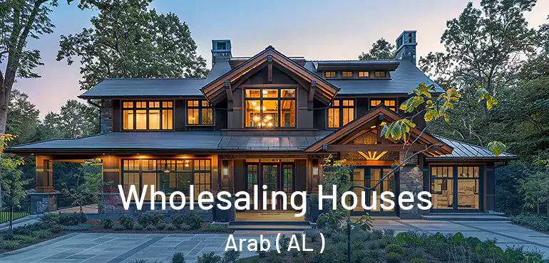  Wholesaling Houses Arab ( AL )
