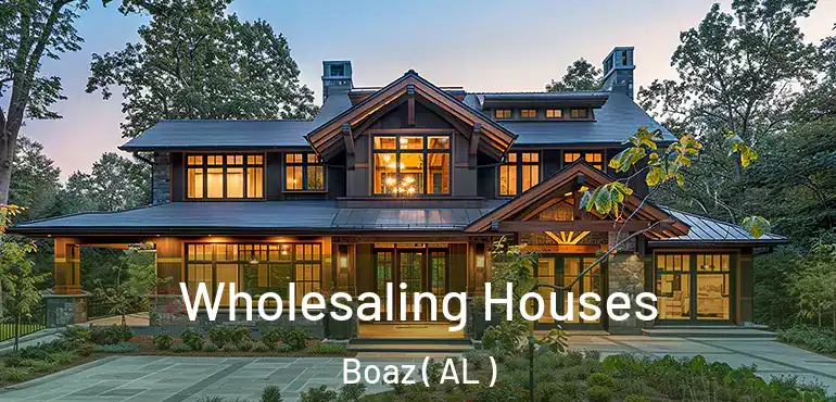  Wholesaling Houses Boaz ( AL )