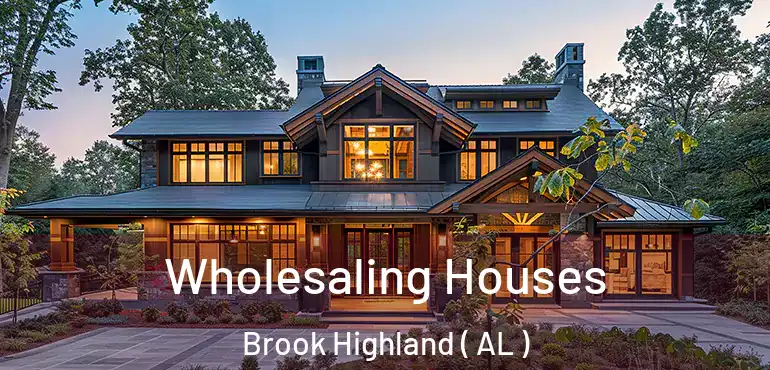  Wholesaling Houses Brook Highland ( AL )