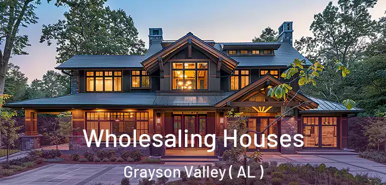  Wholesaling Houses Grayson Valley ( AL )